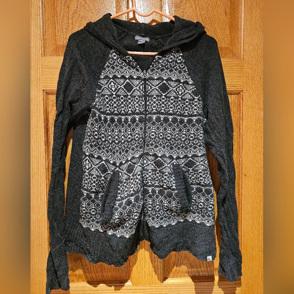 Eddie Bauer Black Knit Sweater Womens L